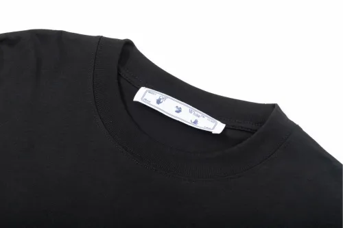 Off White New Fashion Poker Card Logo Letter Printed T-shirt Couple Casual Short Sleeve