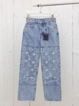 Louis Vuitton's New Classic Logo Wear Out Jeans