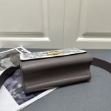 Louis Vuitton New Fashion Embroidered Cowhide Twisted Lock Handbag Crossbody Bag Size: 23 x 17 x 9.5 CM