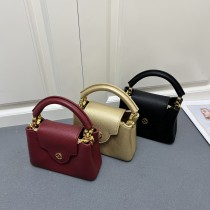 Louis Vuitton Fashion Capucines Flower Crown Handbag Crossbody Bag Size: 21 x 14 x 8 CM