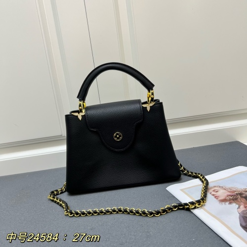 Louis Vuitton Fashion Capucines Flower Crown Handbag Crossbody Bag Size: 27 x 18 x 9 CM