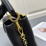 Louis Vuitton Fashion Capucines Flower Crown Handbag Crossbody Bag Size: 21 x 14 x 8 CM