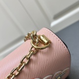 Louis Vuitton Elegant Flower Tinsel Chain Bag Size: 23x18 x8 CM