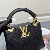 Louis Vuitton Fashion Capucines Flower Crown Handbag Crossbody Bag Size: 21 x 14 x 8 CM