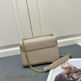 Louis Vuitton Fashion Rivet Sunrise Pattern Handbag Crossbody Bag Size: 23*18*8 CM