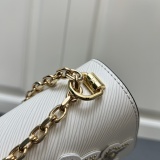 Louis Vuitton Elegant Flower Tinsel Chain Bag Size: 23x18 x8 CM