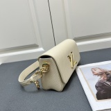 Louis Vuitton New Classic Fashion Twist Letter Handbag Crossbody Bag Size: 23.5x12x7CM