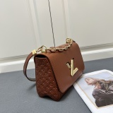 Louis Vuitton New Classic Twist Letter Handbag Crossbody Bag Size: 23 x 16 x 8 CM