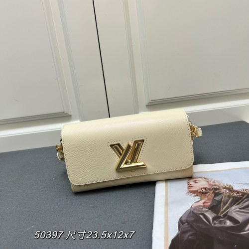 Louis Vuitton New Classic Fashion Twist Letter Handbag Crossbody Bag Size: 23.5x12x7CM