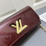 Louis Vuitton New Classic Fashion Twist Letter Handbag Crossbody Bag Size: 23.5x12x7CM