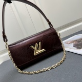 Louis Vuitton New Classic Fashion Twist Letter Handbag Crossbody Bag Size: 23.5x12x7CM
