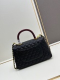 Chanel New Retro Lizard Pattern Handbag Crossbody Bag Size: 25 CM