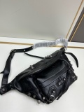 Balenciaga New Fashion Retro Sheepskin Waist Bag Size: 30x19 CM