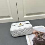 Chanel New Classic Versatile Pearl Chain Cross Bag Size: 18CM