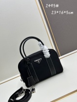 Prada New Fashion Vintage Boston Handbag Size: 23 x 16 x 5 CM Prada New Fashion Vintage Boston Handbag Size: 23 x 16 x 5 CM
