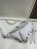 Balenciaga New Fashion Retro Sheepskin Waist Bag Size: 30x19 CM