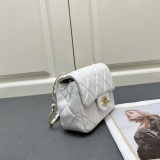 Chanel New Classic Versatile Pearl Chain Cross Bag Size: 18CM