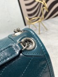 Yves Saint Laurent New Fashion Leather Flip Bag Size: 22 x16.5 x7.5 CM