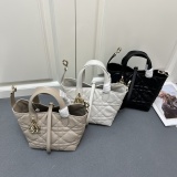 Dior New Fashion Casual Tengge Vertical Leather Handbag Size: 16 x 18 x 12 CM