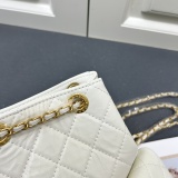 Chanel Versatile Retro Lingge Sheepskin Bucket Backpack Size: 31 x 23 x 10 CM