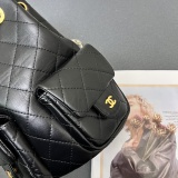 Chanel Versatile Retro Lingge Sheepskin Bucket Backpack Size: 31 x 23 x 10 CM