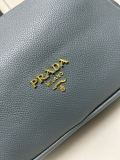 Prada New Fashion Casual Lychee Pattern Leather Handbag Crossbody Bag Size: 30 x 22 x 10 CM