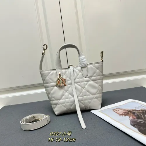 Dior New Fashion Casual Tengge Vertical Leather Handbag Size: 16 x 18 x 12 CM