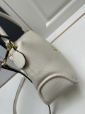 Prada New Fashion Casual Lychee Pattern Leather Handbag Crossbody Bag Size: 30 x 22 x 10 CM