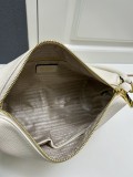 Prada New Fashion Casual Lychee Pattern Leather Handbag Crossbody Bag Size: 30 x 22 x 10 CM