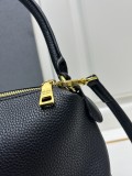 Prada New Fashion Casual Lychee Pattern Leather Handbag Crossbody Bag Size: 30 x 22 x 10 CM