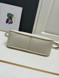 Prada New Fashion Casual Lychee Pattern Leather Handbag Crossbody Bag Size: 30 x 22 x 10 CM