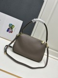 Prada New Fashion Casual Lychee Pattern Leather Handbag Crossbody Bag Size: 30 x 22 x 10 CM