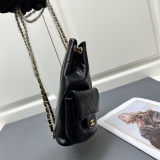 Chanel Versatile Retro Lingge Sheepskin Bucket Backpack Size: 31 x 23 x 10 CM
