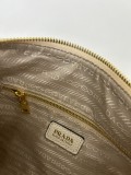 Prada New Fashion Casual Lychee Pattern Leather Handbag Crossbody Bag Size: 30 x 22 x 10 CM