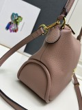 Prada New Fashion Casual Lychee Pattern Leather Handbag Crossbody Bag Size: 30 x 22 x 10 CM