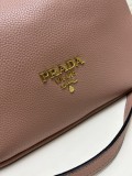 Prada New Fashion Casual Lychee Pattern Leather Handbag Crossbody Bag Size: 30 x 22 x 10 CM