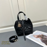 Dior New Fashion Casual Tengge Vertical Leather Handbag Size: 16 x 18 x 12 CM