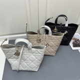 Dior New Fashion Casual Tengge Vertical Leather Handbag Size: 20 x 22 x 18.5 CM