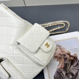 Chanel Versatile Retro Lingge Sheepskin Bucket Backpack Size: 31 x 23 x 10 CM