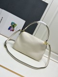 Prada New Fashion Casual Lychee Pattern Leather Handbag Crossbody Bag Size: 30 x 22 x 10 CM