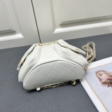 Chanel Versatile Retro Lingge Sheepskin Bucket Backpack Size: 31 x 23 x 10 CM