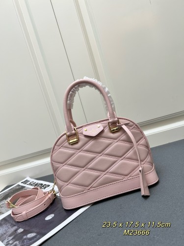 Louis Vuitton New Classic Lingge Shell Handbag Crossbody Bag Size: 23.5 x 17.5 x 11.5 CM