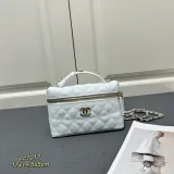 Chanel New Classic Lychee patterned Leather Chain Handbag Size: 17 × 19.5 × 5CM