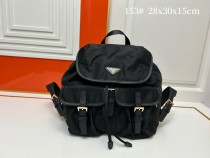 Prada New Classic Waterproof Oxford Cloth Backpack Size: 28 x30x15 CM