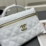 Chanel New Classic Lychee patterned Leather Chain Handbag Size: 17 × 19.5 × 5CM