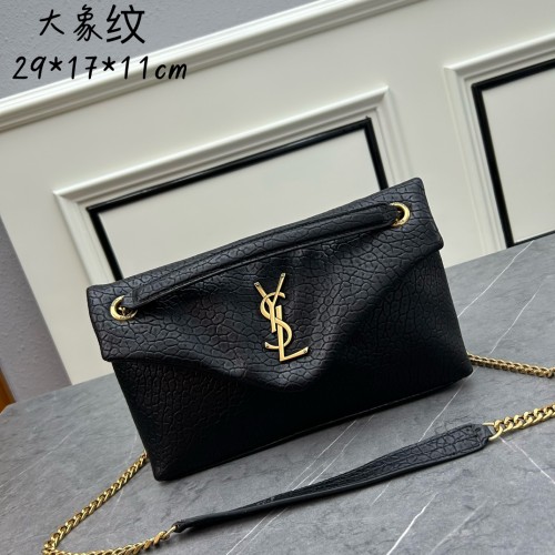 Yves Saint Laurent New Fashion Elephant Pattern Leather Chain Bag Size: 29x17x11 CM