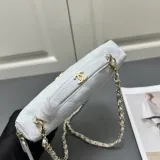 Chanel New Classic Lychee patterned Leather Chain Handbag Size: 17 × 19.5 × 5CM