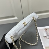 Chanel New Classic Lychee patterned Leather Chain Handbag Size: 17 × 19.5 × 5CM