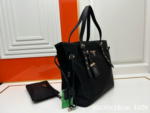 Prada New Fashion Oxford Cloth Mother Tote Bag Shopping Bag Size: 40x30x18 CM