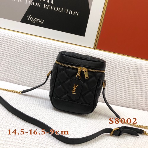 Yves Saint Laurent New Fashion Square Bucket Makeup Bag Size: 14.5x16.5x9 CM